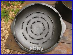 Rare Restored Vtg. Chicago HDWE FDRY Co. Favorite #8 1/2 Deep Skillet With Lid