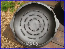 Rare Restored Vtg. Chicago HDWE FDRY Co. Favorite #8 1/2 Deep Skillet With Lid