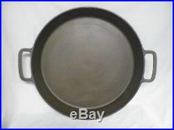 Rare! Vintage #20 Griswold Cast Iron Skillet (Outdoor Camping) 20 inch