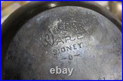 Rare Vintage 30s Wagner Ware Sydney (1388) 10 Cast Iron Chef Skillet Nice