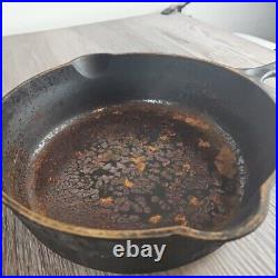 Rare Vintage Antique Wagner Sidney O Hinged Double Skillet Dutch Oven