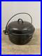 Rare Vintage Cast Iron Favorite Piqua Ware #8e Bean Pot Dutch Oven