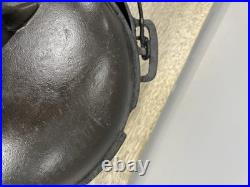 Rare Vintage Cast Iron Favorite Piqua Ware #8e Bean Pot Dutch Oven