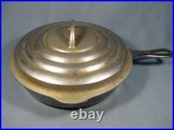 Rare Vintage Detroit USA Cast Iron #8 Lid And Skillet S338-4