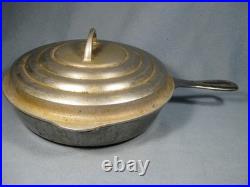 Rare Vintage Detroit USA Cast Iron #8 Lid And Skillet S338-4