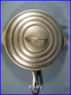 Rare Vintage Detroit USA Cast Iron #8 Lid And Skillet S338-4