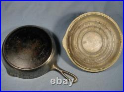 Rare Vintage Detroit USA Cast Iron #8 Lid And Skillet S338-4