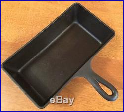 Rare Vintage Griswold Cast Iron Loaf Pan With Lid Pn 877 and 859
