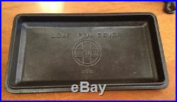 Rare Vintage Griswold Cast Iron Loaf Pan With Lid Pn 877 and 859