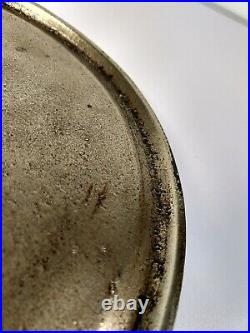 Rare! Vintage Hammered Plated Cast Iron #8 Plated Cast Iron GRIDDLE Skillet