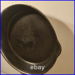 Rare Vintage Wagner Ware Sidney 0 Skillet 10 Pan Heat Cast Iron No. 1058