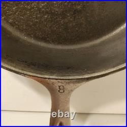 Rare Vintage Wagner Ware Sidney 0 Skillet 10 Pan Heat Cast Iron No. 1058