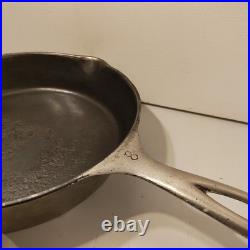 Rare Vintage Wagner Ware Sidney 0 Skillet 10 Pan Heat Cast Iron No. 1058