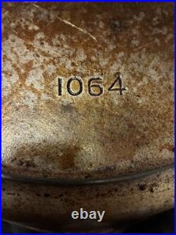 Rare Vintage Wagner Ware Sidney -O- No. 14 Cast Iron Skillet #1064