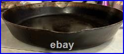 Rare Vintage Wagner Ware Sidney -O- No. 14 Cast Iron Skillet #1064