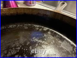 Rare Vintage Wagner Ware Sidney -O- No. 14 Cast Iron Skillet #1064