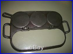 Rare Vtg. Flip Restraurant Pancake Griddle Cast Iron/Unmarked Griswold/Wagner