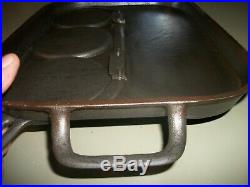 Rare Vtg. Flip Restraurant Pancake Griddle Cast Iron/Unmarked Griswold/Wagner