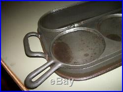 Rare Vtg. Flip Restraurant Pancake Griddle Cast Iron/Unmarked Griswold/Wagner