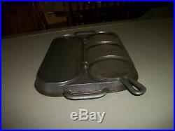 Rare Vtg. Flip Restraurant Pancake Griddle Cast Iron/Unmarked Griswold/Wagner