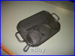 Rare Vtg. Flip Restraurant Pancake Griddle Cast Iron/Unmarked Griswold/Wagner