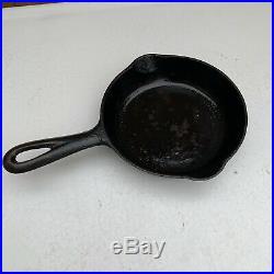 Rare Vtg Griswold 2 Cast Iron Skillet 703 Slant Logo Erie Heat Ring Antique Htf