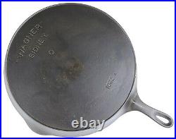 Rare Wagner Ware No 12 Cast Iron Skillet withHeat Ring Restored Condition