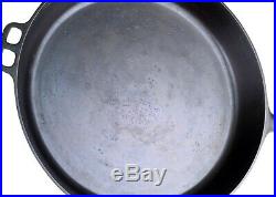 Rare Wagner Ware No 14A Cast Iron Skillet withHeat Ring Restored Condition