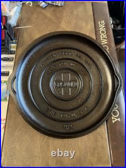 Restored Antique Griswold #9 Cast Iron Self Basting Skillet Cover Lid 469B, Nice