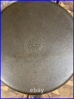 Restored GRISWOLD Cast Iron SKILLET Pan #10 Small Logo 12