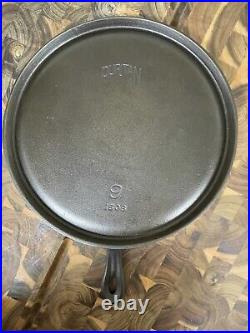 Restored GRISWOLD made PURITAN Cast Iron #9 Griddle, Well Seasoned, Ready to Use