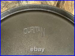 Restored GRISWOLD made PURITAN Cast Iron #9 Griddle, Well Seasoned, Ready to Use