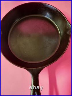 Restored GRISWOLD's ERIE # 8 B Cast Iron Skillet Sits Flat Smooth