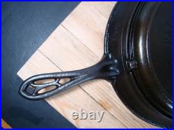 Restored Griswold Cast Iron ERIE The American Finger Hinged Waffle Iron 88 -93 Restored Griswold Cast Iron ERIE The American Finger Hinged Waffle Iron 88 -93