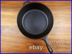 Restored Wagner Ware #8 Chicken Fryer 10.5 Vintage Cast Iron Skillet