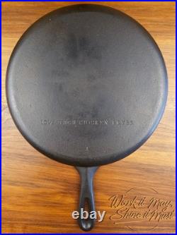 Restored Wagner Ware #8 Chicken Fryer 10.5 Vintage Cast Iron Skillet