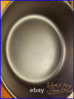 Restored Wagner Ware #8 Chicken Fryer 10.5 Vintage Cast Iron Skillet