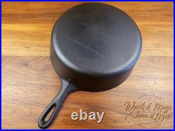 Restored Wagner Ware #8 Chicken Fryer 10.5 Vintage Cast Iron Skillet