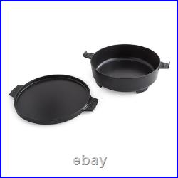 SALE! Weber 8859 Dutch Oven Duo 7.25-Quart Cast Iron Dutch Oven