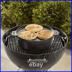 SALE! Weber 8859 Dutch Oven Duo 7.25-Quart Cast Iron Dutch Oven