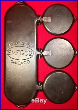 SMFG Chicago 1891 Cast Iron Flop Griddle