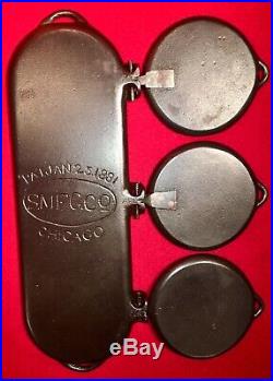 SMFG Chicago 1891 Cast Iron Flop Griddle