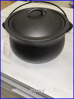 SMITH AND CLARK 6QT Cast Iron Black Lid Cauldron! Ships Next Day