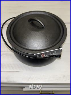 SMITH AND CLARK 6QT Cast Iron Black Lid Cauldron! Ships Next Day