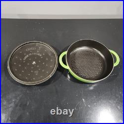 STAUB #24 Apple Green ENAMEL CAST IRON FRENCH DUTCH OVEN pot 9 1/2 2.5 QUART