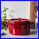 STAUB 7 Qt Enameled Cast Iron Dutch Oven Premium Cookware Chef Grade French Made