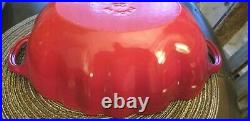 STAUB Cast Iron 3 Quart TOMATO Cocotte Cooking Pot RED