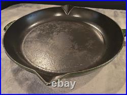 STAUB Cast Iron 30cm / 12 Skillet Double Spout color SAFFRON Gently Used