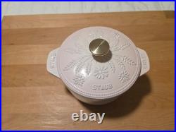 STAUD Cast Iron 1.5 qt, Petite French Oven, Pink