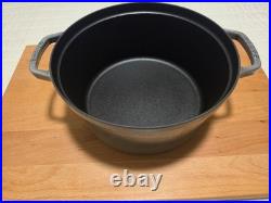 STAUD Cast Iron 7 qt, Round, Dutch Oven, Cherry
